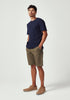 Mens Myron Waffle Tee Dark Navy 9575F