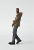 Mens Crofton Hoody BLlack Label Northwood Khaki-2227MB