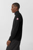 Mens Stormont ¼ Zip Sweater Black 7013M