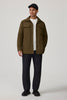 Mens Carlyle Quilted Shirt Jacket Black Label Military Green 6845MB
