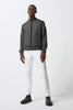 Mens HyBridge® Knit Jacket Black Label Iron Grey 6830MB