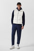 Mens Lawrence Puffer Vest White Label North Star White 2804MW