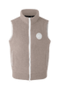 Mens Mersey Fleece Vest HUMANATURE - Tan Heather-7052MB