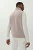 Mens Mersey Fleece Vest HUMANATURE - Tan Heather-7052MB