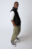Mens Mersey Fleece Vest - Black-7052M