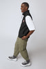 Mens Mersey Fleece Vest - Black-7052M