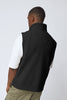 Mens Mersey Fleece Vest - Black-7052M