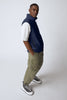 Mens Mersey Fleece Vest - Atlantic Navy-7052M