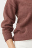 Womens Goldie V Neck Sweater Pecan  100224