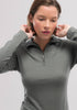 Womens Mountainsilk Half Zip  Olive 6742