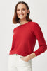 Womens Stitch Sweater Pomegranate 1859