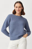 Womens Nova Crew Sweater-Waterfall-100219