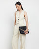 Matilda Crossbody Bag - Black+Chunky Chain