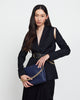Matilda Crossbody Bag - Midnight Blue + Chunky Chain