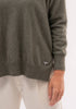 Womens  Relax Crew Sweater Sage-100183