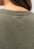Womens Relax V Sweater Sage-100077
