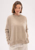 Womens Relax Crew Sweater Sand-100183