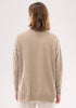 Womens Relax Crew Sweater Sand-100183