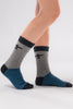 Unisex Colour Block Kite Socks Shadow Aegean Multi  0583