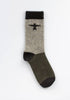 Unisex  Colour Block Kite Socks Shadow Thyme Multi 0583