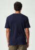 Mens Myron Waffle Tee Dark Navy 9575F