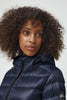 Womens Cypress Hooded Jacket Black Label - Atlantic Navy-2235LB
