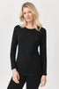 Womens Round Neck Top 8285 Black 8285