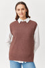 Womens Gaia Vest-Pecan-100228