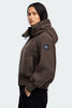 Womens Chilliwack Bomber Kind Fleece Black Label Taupe Grey 7102WB