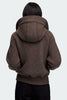 Womens Chilliwack Bomber Kind Fleece Black Label Taupe Grey 7102WB