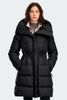 Womens Montgomery Coat Tonal Label Black 3043WT