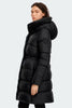 Womens Montgomery Coat Tonal Label Black 3043WT