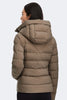Womens Clair Jacket Tonal Disc Taupe Grey 2332WT