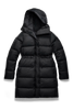 Womens Montgomery Coat Tonal Label Black 3043WT