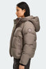 Womens Junction Parka Tonal Disc Taupe Grey 2602LT