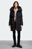 Womens Montgomery Coat Tonal Label Black 3043WT