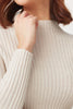 Womens Lucia Funnel Neck-Ecru-100316