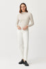 Womens Lucia Funnel Neck-Ecru-100316