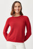 Womens Stitch Sweater Pomegranate 1859