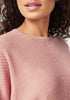 Womens Haze Knit Top Rosewood 100357VN