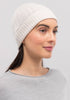 Unisex Rib Merino Beanie Ecru 0566