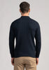 Mens Finn Merino Zip Sweater Dark Navy -100083
