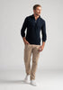 Mens Cassum Half Zip Sweater- Ink-1744