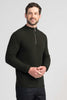 Mens Cassum Half Zip Sweater - Turtle