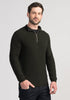 Mens Cassum Half Zip Sweater  Turtle 1744