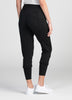 Womens Slouchy Zip Pants Black 6745