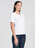 Womens Essential Organic Cotton Tee White  6794