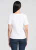 Womens Essential Organic Cotton Tee White  6794