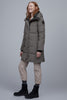 Womens Heritage Shelburne Parka Black Label Coastal Grey -3802LB