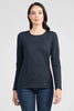 Womens Essential Crew Dark Navy  6874